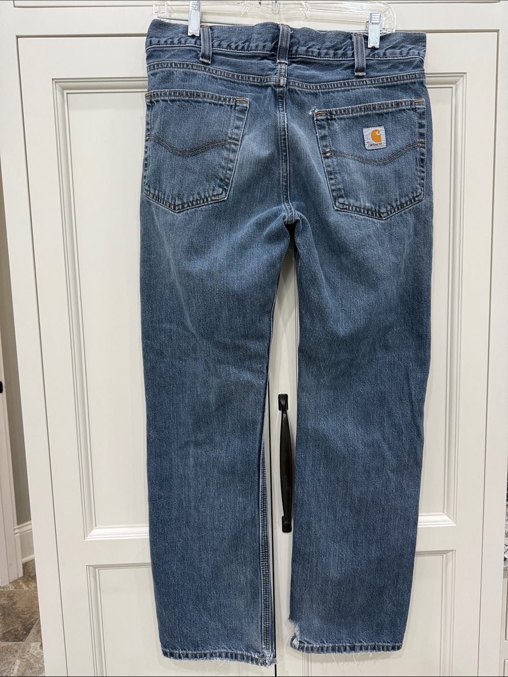 Carhartt Straight Straight Leg Jeans Men’s 32X30 thrashed, Farm use, workwear